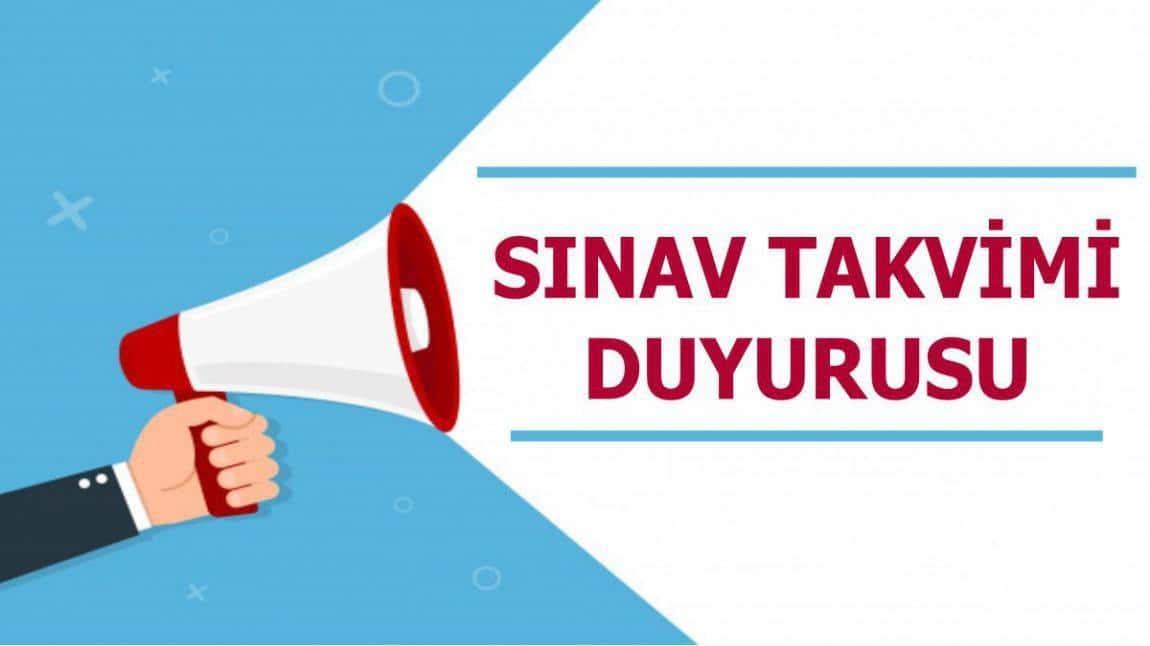 1. DÖNEM 2. YAZILI SINAV TAKVİMİ