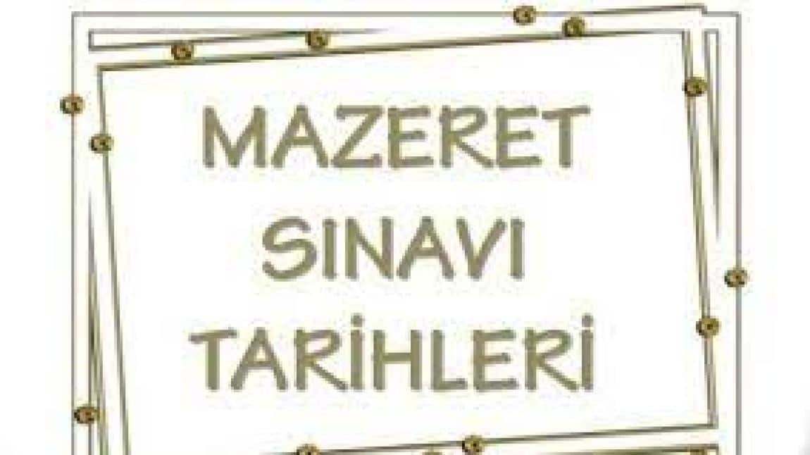 MAZERET SINAV TARİHLERİ GÜNCELLENMİŞTİR.